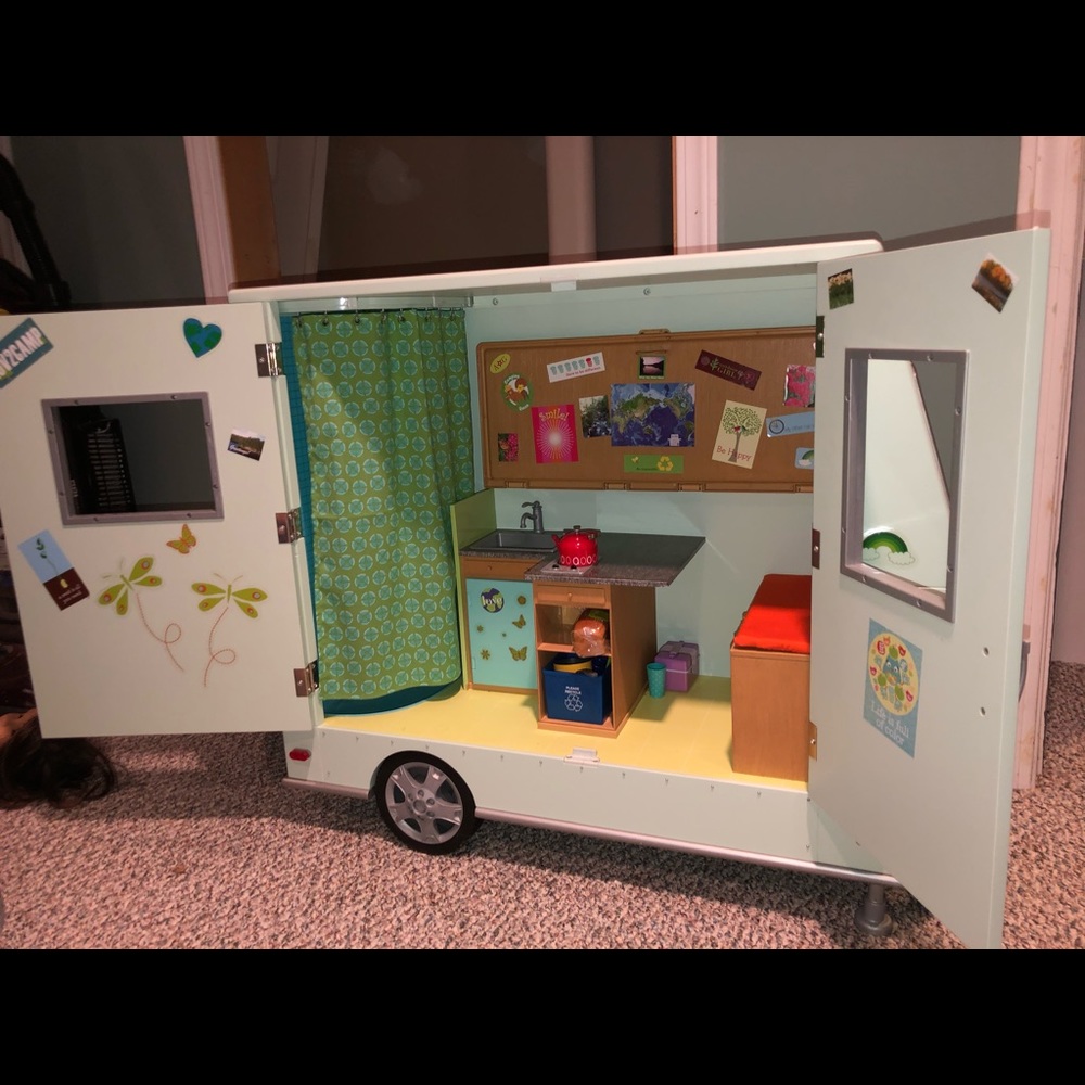 American girl doll camper